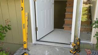 Jeld Wen Front Door Installation  Really crappy products and craftsmanship PART 1 [upl. by Appledorf]