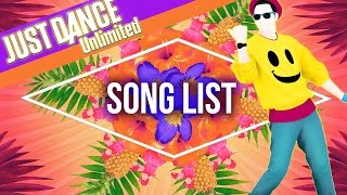 Just Dance Unlimited  Song List US [upl. by Joana]