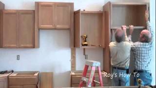 Installing Kitchen Cabinets [upl. by Oswald709]