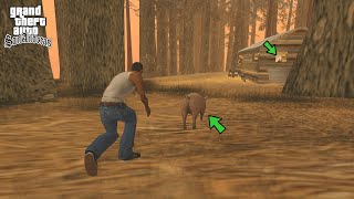 Never FOLLOW THIS PIG in GTA San Andreas Piggsy Easter Egg [upl. by Kasevich]