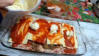 Lasagna Using Barilla Oven Ready Lasagna [upl. by Otreblon81]