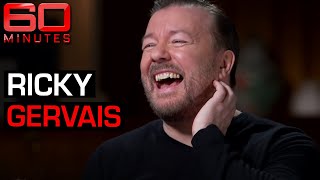 Ricky Gervais funniest ever interview  60 Minutes Australia [upl. by Ocirred]