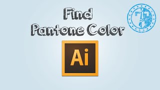 How to find pantone color code in Adobe Illustrator [upl. by Fax]