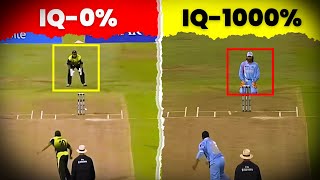 MS Dhoni High IQ Mastermind Moments  TFVCricket [upl. by Yelnek486]