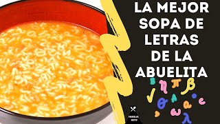 COMO HACER SOPA AGUADA DE LETRASALMA SAZON DE MI TIERRA [upl. by Battat]