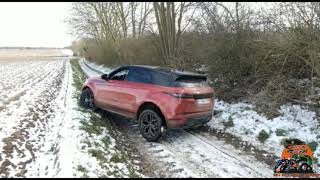 Off road test of the new Range Rover Evoque P300e PHEV Rdynamic SE [upl. by Claus]