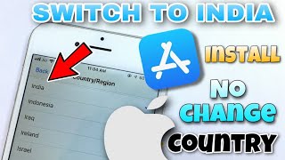 how to swich country in India Appstore  How to Change Country On App Store Region  iPhone  iPad [upl. by Ramgad]