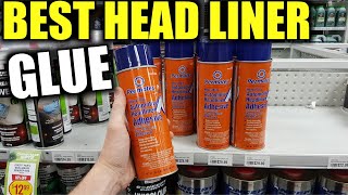 What Glue to Use for Car Headliner  BEST Roof Lining Adhesive [upl. by Aicirtel]