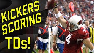 Kickers and Punters Scoring Touchdowns  NFL Highlights [upl. by Rawdin]