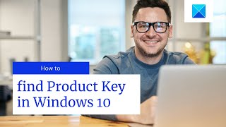 How to find Product Key in Windows 10 [upl. by Ydroj]