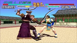 Soul Blade PS1  play as Cervantes with both endings [upl. by Cirle487]