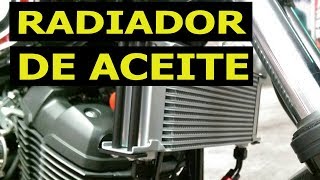 Radiador de aceite en una moto ¿Para que sirve [upl. by Haleak590]