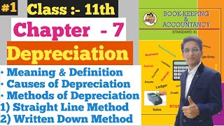 Depreciation  Meaning amp Definition  Causes of Depreciation  Chapter  7  Class 11th [upl. by Latham91]