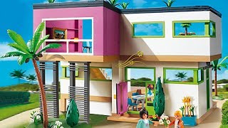 Playmobil CITY LIFE haus maison Moderne Luxusvilla 5574 [upl. by Crespi]