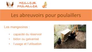 Abreuvoir poulailler  conseil pour choisir le bon abreuvoir [upl. by Ahsaf]