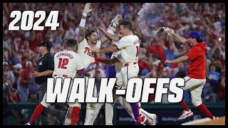 MLB  WalkOffs of 2024 [upl. by Roe]