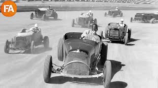 Car Racing in the 1940s  Vintage Footage [upl. by Humpage]