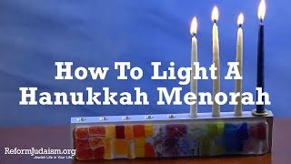 How to Light the Hanukkah Menorah [upl. by Intruok435]