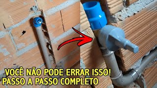 COMO FAZER ENCANAMENTO DO BANHEIRO PASSO A PASSO COMPLETO [upl. by Carmen]