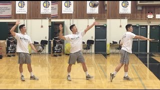 FLOAT Serve  How to SERVE a Volleyball Tutorial part 13 [upl. by Nnylidnarb]