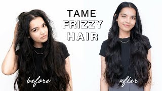 How to Get Rid of Frizzy Hair  5 Tips [upl. by Carney476]