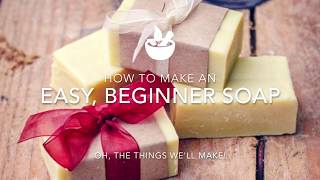 Easy Basic Beginner Soap [upl. by Lance]