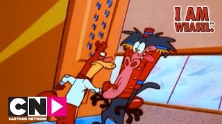 I Are Bellhop  I Am Weasel  Cartoon Network [upl. by Pallaton824]