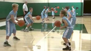 Passing Drill for Youth Basketball Baker Drills Review by George Karl [upl. by Niletak516]