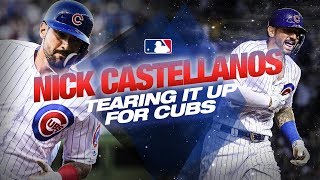 Nick Castellanos  ON FIRE since joining Chicago Cubs [upl. by Ydnih352]