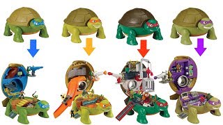 Teenage Mutant Ninja Turtles TMNT Micro Mutants Michelangelo Skate Park Leonardo Raphael Donetello [upl. by Humfrey324]