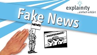 Fake News einfach erklärt explainity® Erklärvideo [upl. by Dusa]