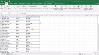 excel kolommen splitsen door typen [upl. by Faxon708]