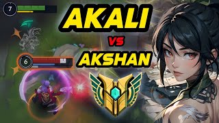 TOP SERVER AKALI vs AKSHAN • HOW TO PLAY IN SEASON 13 WILD RIFT akali wildrift [upl. by Annmarie]