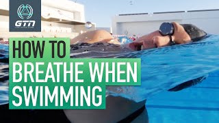 How To Breathe When Swimming  Freestyle Swimming For Beginners [upl. by Ahsiekat]