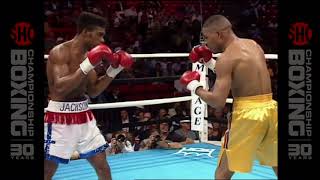 Julian Jackson vs Gerald McClellan [upl. by Nnayrrehs]