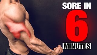 Brutal Triceps Workout SORE IN 6 MINUTES [upl. by Naujed]