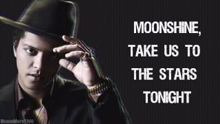 Bruno Mars  Moonshine Lyrics [upl. by Mikal]