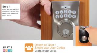 Electronic Deadbolt  User Guide [upl. by Enreval103]