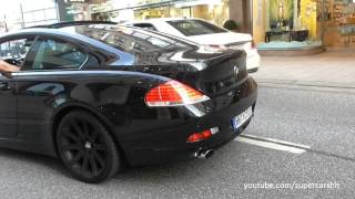 BMW 650i  BRUTAL Revs and Sounds Eisenmann [upl. by Azeret797]