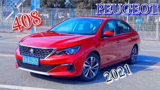 2021 Peugeot 408 Interior And Exterior Overview [upl. by Llenad]