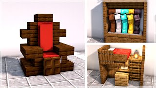 Minecraft 30 Medieval Interior Build Ideas and Hacks [upl. by Kakalina]