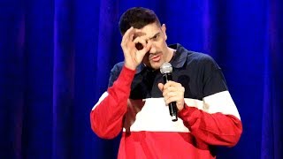 One Eyed Man In Front Row  Andrew Schulz  Stand Up Comedy [upl. by Nayarb]