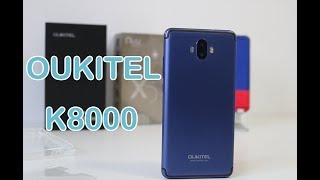 OUKITEL K8000 Unboxing  8000mAh Battery Smartphone [upl. by Cryan]