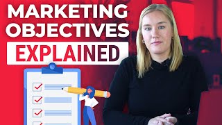 Marketing Objectives Explained  10 Examples [upl. by Scharff]