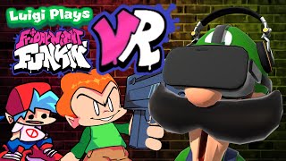 FRIDAY NIGHT FUNKIN IN VR  Luigi Plays FRIDAY NIGHT FUNKIN VR [upl. by Bissell734]