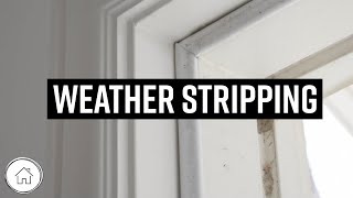 DIY How to install weather stripping  Exterior Door Installation [upl. by Rosene]