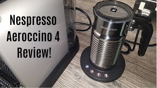 Nespresso Aeroccino 4 Milk Frother Review  Worth upgrading from the Aeroccino 3 [upl. by Eniksre180]