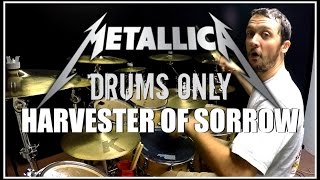 METALLICA  Harvester of Sorrow  Drums Only [upl. by Ainezey]