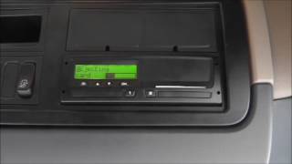 Stoneridge Tachograph How To Eject Your DigiCard [upl. by Gonagle]