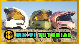 How To Make A Custom Halo Helmet Tutorial [upl. by Kissiah]